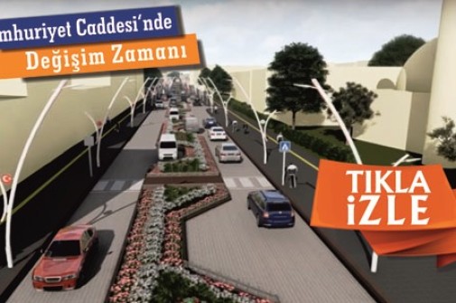 Cumhuriyet Caddesi’nde Uygulanacak Proje Göz Kamaştırıyor
