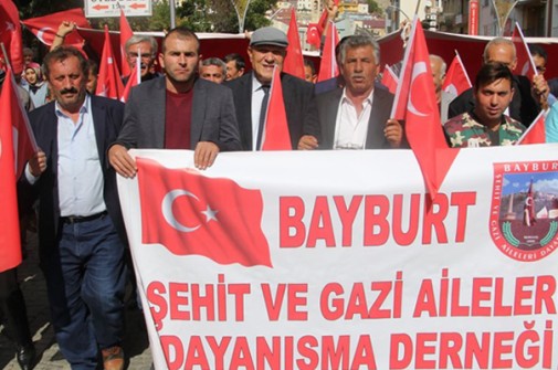 Bayburt'ta Barış Pınarı Harekâtı’na Destek Yürüyüşü