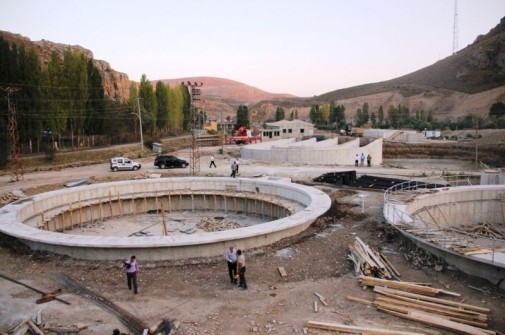 Atık Su Arıtma Tesisi’nin İnşaatı Son Sürat Devam Ediyor