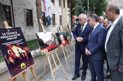 15 TEMMUZ KONULU FOTOĞRAF SERGİMİZ AÇILDI